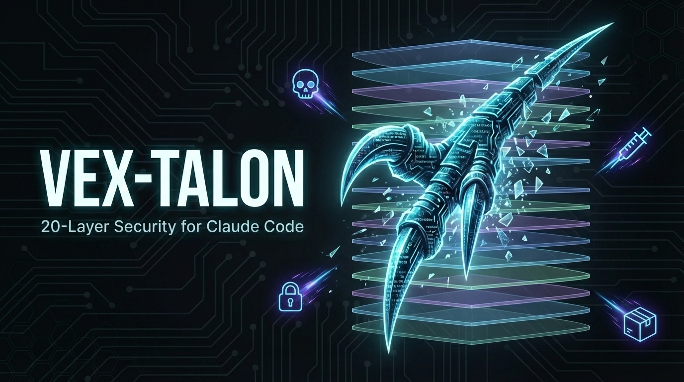 Vex-Talon: 20-Layer Security for Claude Code
